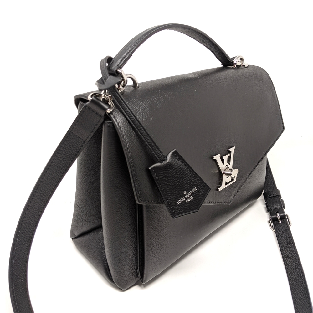 🎉HP Louis Vuitton MyLockme LV Black Bag Calfskin - Picture 7 of 8